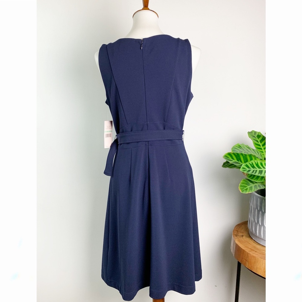 NWT NANETTE nanette lepore Belted Sleeveless Dress - Picture 3 of 8